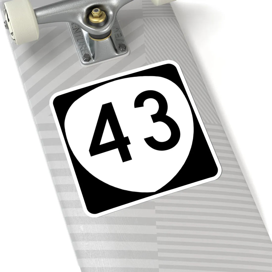 OR 43 (Oregon) (Road Sign) STICKER Vinyl Kiss-Cut Decal - The Sticker Space