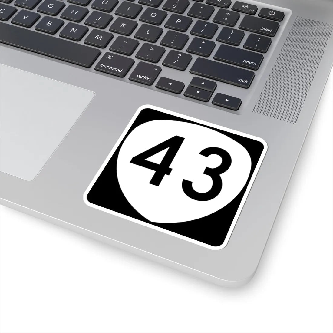 OR 43 (Oregon) (Road Sign) STICKER Vinyl Kiss-Cut Decal - The Sticker Space