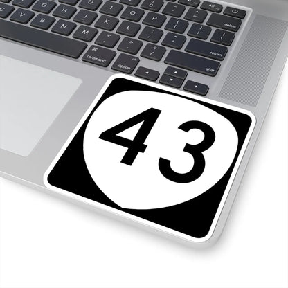 OR 43 (Oregon) (Road Sign) STICKER Vinyl Kiss-Cut Decal - The Sticker Space