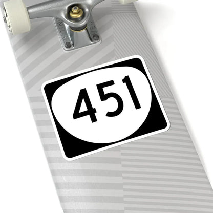 OR 451 (Oregon) (Road Sign) STICKER Vinyl Kiss-Cut Decal - The Sticker Space
