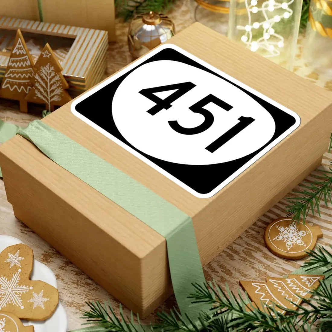 OR 451 (Oregon) (Road Sign) STICKER Vinyl Kiss-Cut Decal - The Sticker Space