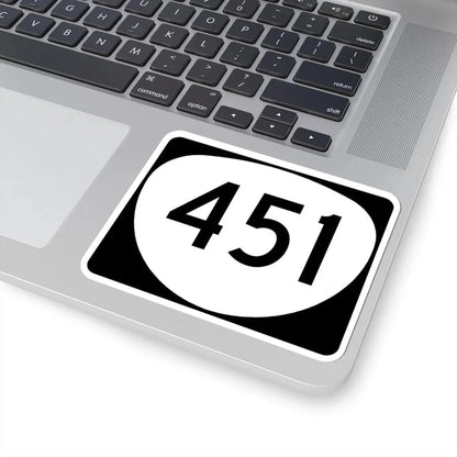 OR 451 (Oregon) (Road Sign) STICKER Vinyl Kiss-Cut Decal - The Sticker Space