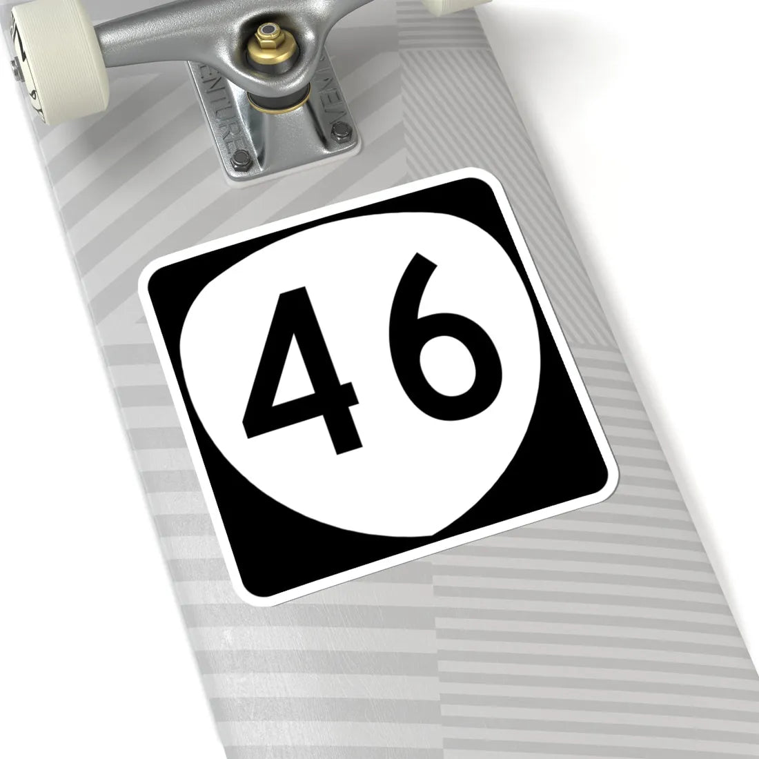 OR 46 (Oregon) (Road Sign) STICKER Vinyl Kiss-Cut Decal - The Sticker Space