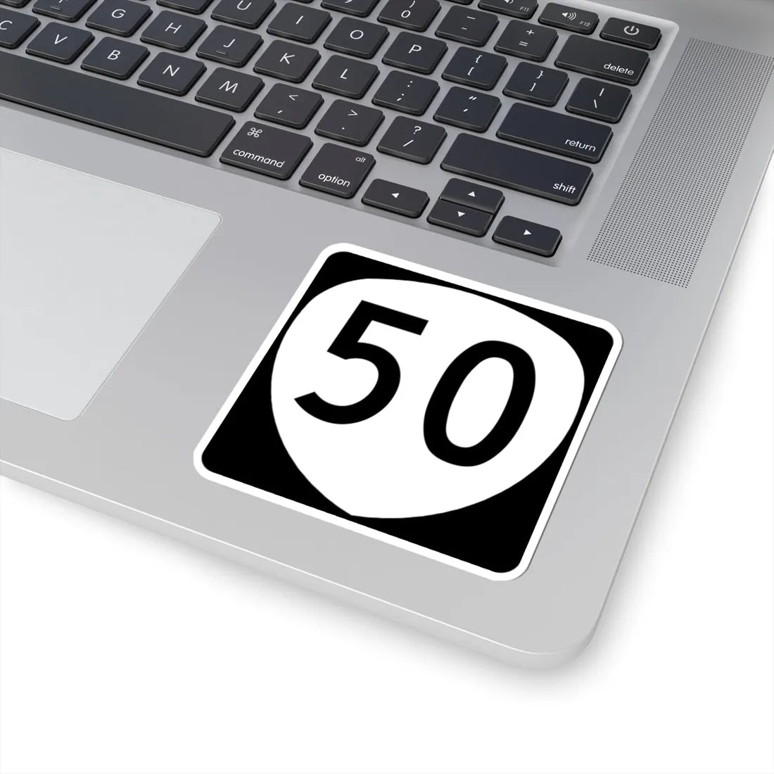 OR 50 (Oregon) (Road Sign) STICKER Vinyl Kiss-Cut Decal - The Sticker Space