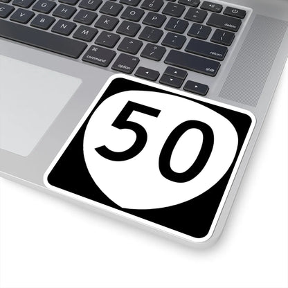 OR 50 (Oregon) (Road Sign) STICKER Vinyl Kiss-Cut Decal - The Sticker Space