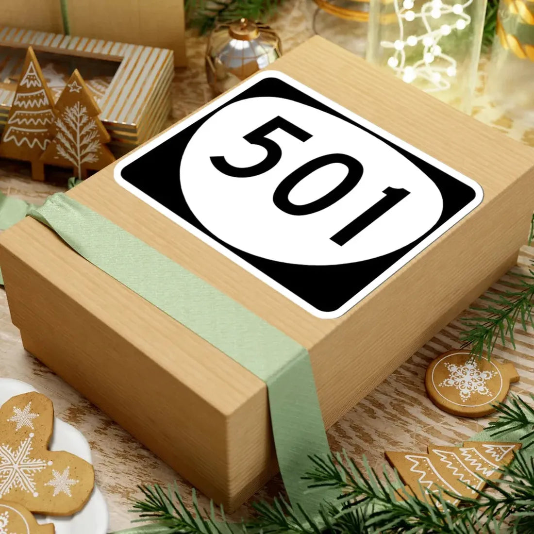 OR 501 (Oregon) (Road Sign) STICKER Vinyl Kiss-Cut Decal - The Sticker Space