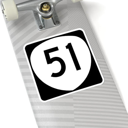OR 51 (Oregon) (Road Sign) STICKER Vinyl Kiss-Cut Decal - The Sticker Space