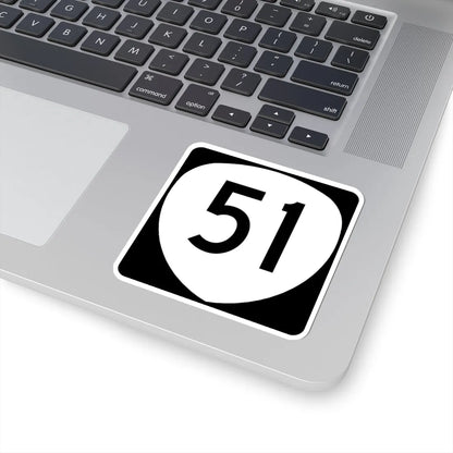 OR 51 (Oregon) (Road Sign) STICKER Vinyl Kiss-Cut Decal - The Sticker Space
