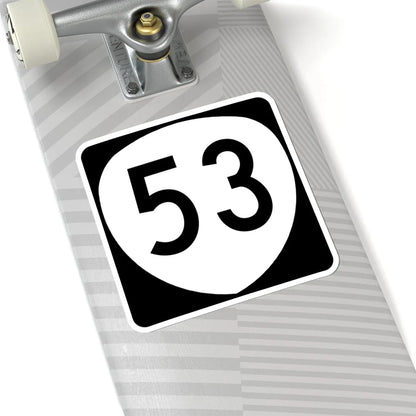 OR 53 (Oregon) (Road Sign) STICKER Vinyl Kiss-Cut Decal - The Sticker Space