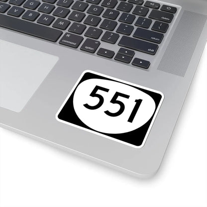 OR 551 (Oregon) (Road Sign) STICKER Vinyl Kiss-Cut Decal - The Sticker Space