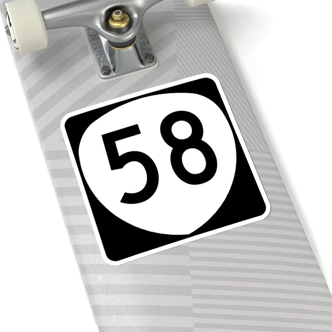 OR 58 (Oregon) (Road Sign) STICKER Vinyl Kiss-Cut Decal - The Sticker Space