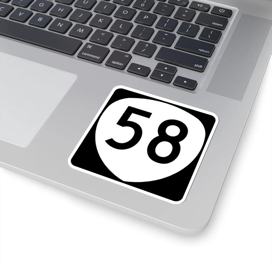 OR 58 (Oregon) (Road Sign) STICKER Vinyl Kiss-Cut Decal - The Sticker Space