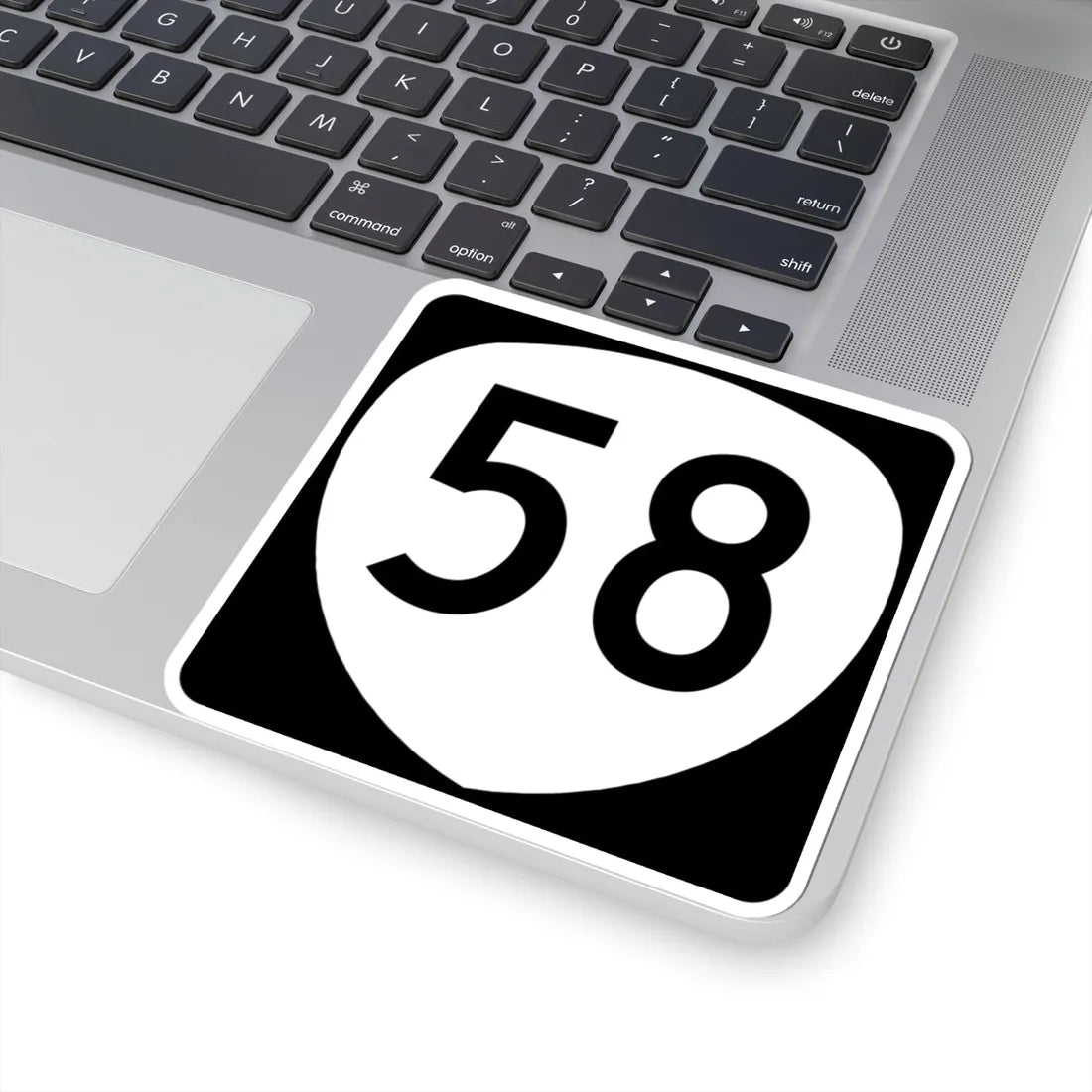 OR 58 (Oregon) (Road Sign) STICKER Vinyl Kiss-Cut Decal - The Sticker Space