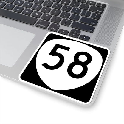 OR 58 (Oregon) (Road Sign) STICKER Vinyl Kiss-Cut Decal - The Sticker Space