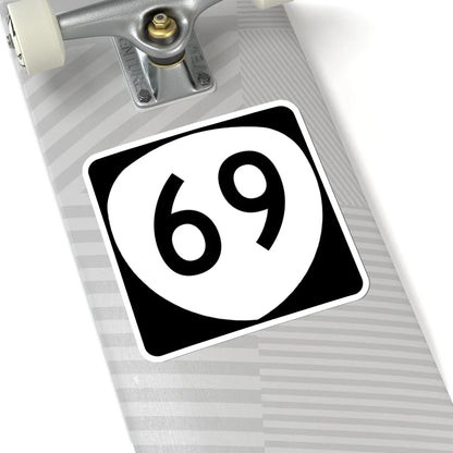 OR 69 (Oregon) (Road Sign) STICKER Vinyl Kiss-Cut Decal - The Sticker Space