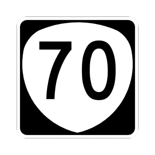OR 70 (Oregon) (Road Sign) STICKER Vinyl Kiss-Cut Decal 2 Inch White - The Sticker Space