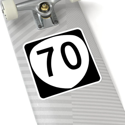 OR 70 (Oregon) (Road Sign) STICKER Vinyl Kiss-Cut Decal - The Sticker Space