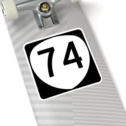 OR 74 (Oregon) (Road Sign) STICKER Vinyl Kiss-Cut Decal - The Sticker Space