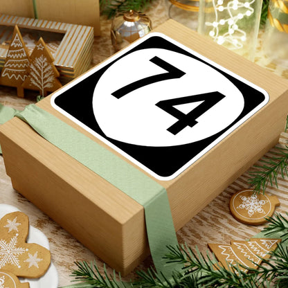 OR 74 (Oregon) (Road Sign) STICKER Vinyl Kiss-Cut Decal - The Sticker Space