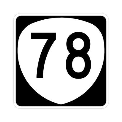 OR 78 (Oregon) (Road Sign) STICKER Vinyl Kiss-Cut Decal 3 Inch White - The Sticker Space
