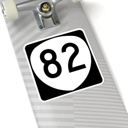 OR 82 (Oregon) (Road Sign) STICKER Vinyl Kiss-Cut Decal - The Sticker Space
