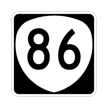 OR 86 (Oregon) (Road Sign) STICKER Vinyl Kiss-Cut Decal 6 Inch White - The Sticker Space