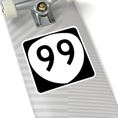 OR 99 (Oregon) (Road Sign) STICKER Vinyl Kiss-Cut Decal - The Sticker Space