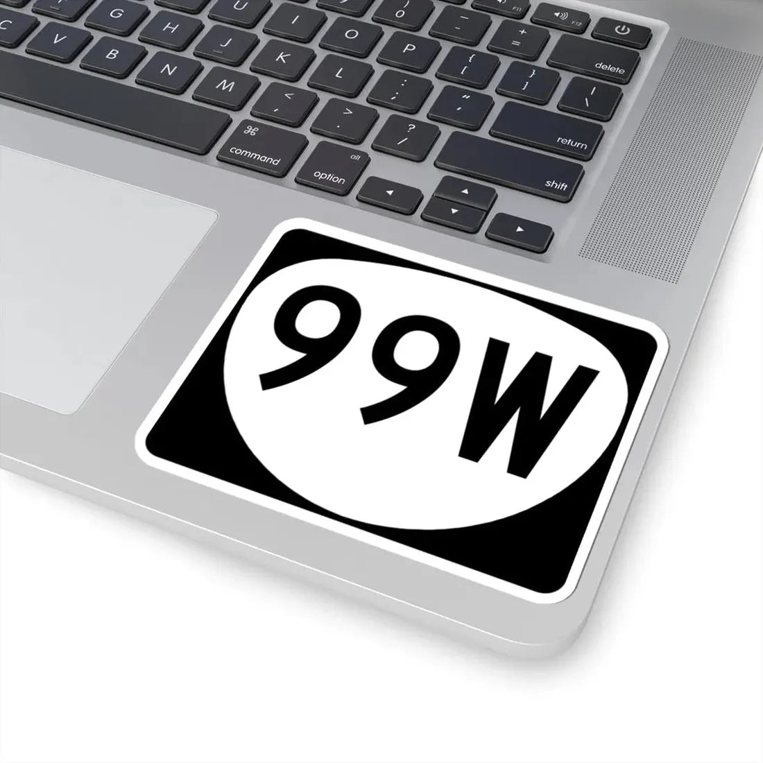 OR 99W (Oregon) (Road Sign) STICKER Vinyl Kiss-Cut Decal - The Sticker Space