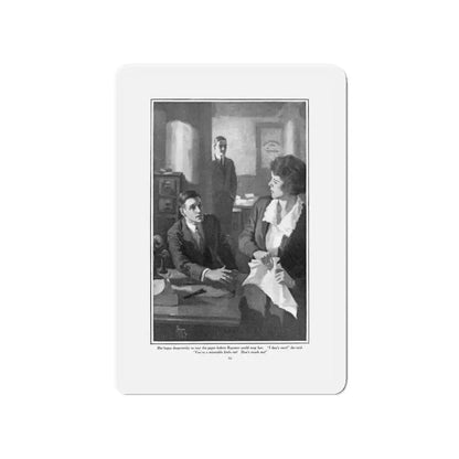 Or Not at All, Everybody's Magazine, August 1924 (Magazine Illustration) Refrigerator Magnet 4 Inch - The Sticker Space