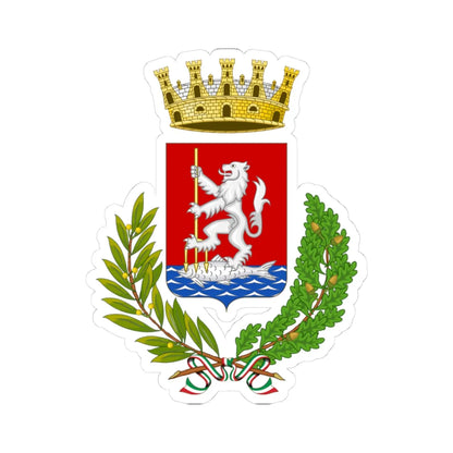 Orbetello-Stemma (Italy) (Coat of Arms) STICKER Vinyl Kiss-Cut Decal 3 Inch White - The Sticker Space