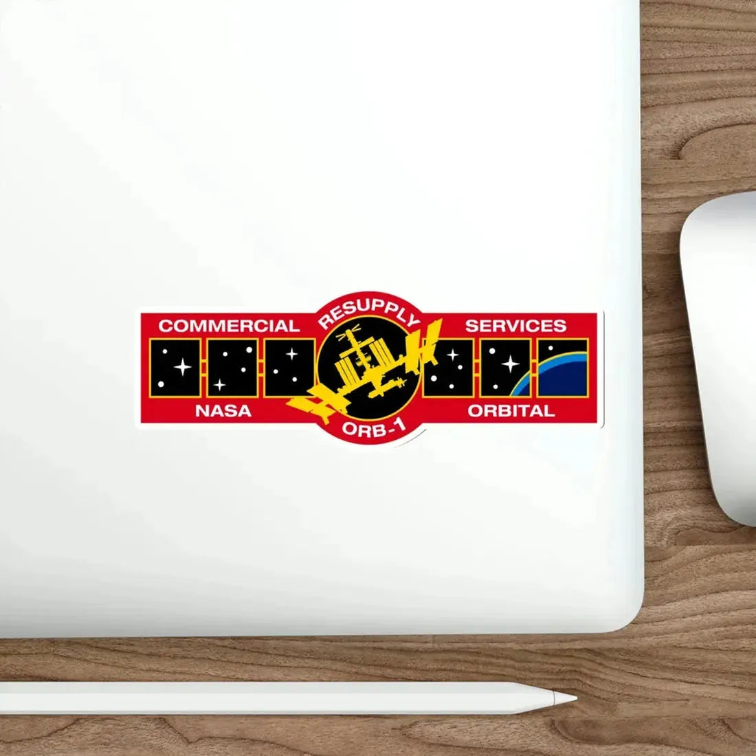 Orbital Sciences CRS Flight 1 (SpaceX) STICKER Vinyl Die-Cut Decal - The Sticker Space