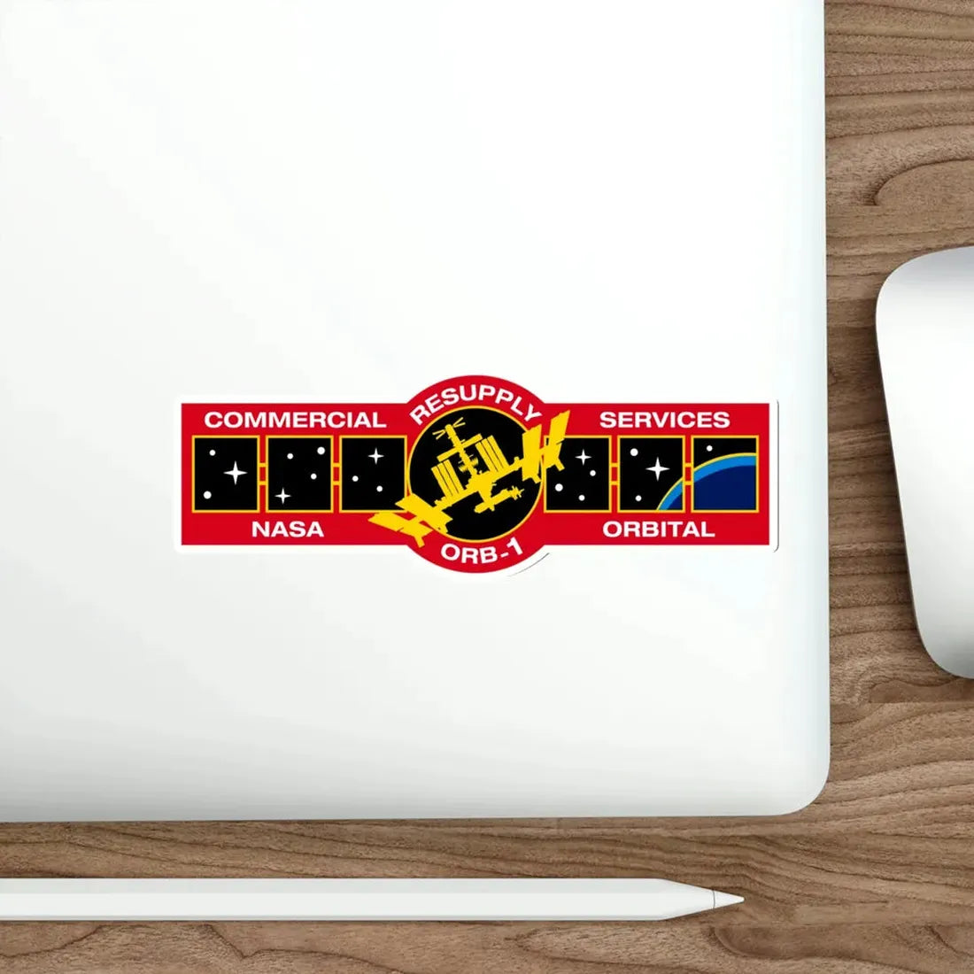 Orbital Sciences CRS Flight 1 (SpaceX) STICKER Vinyl Die-Cut Decal - The Sticker Space