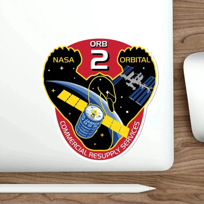 Orbital Sciences CRS Flight 2 (SpaceX) STICKER Vinyl Die-Cut Decal - The Sticker Space