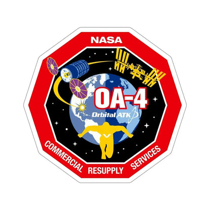 Orbital Sciences CRS Flight 4 (SpaceX) STICKER Vinyl Die-Cut Decal - The Sticker Space