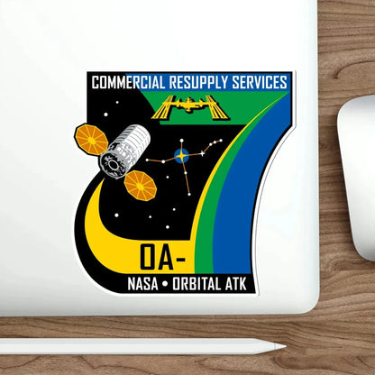 Orbital Sciences CRS Flight 7 (SpaceX) STICKER Vinyl Die-Cut Decal - The Sticker Space