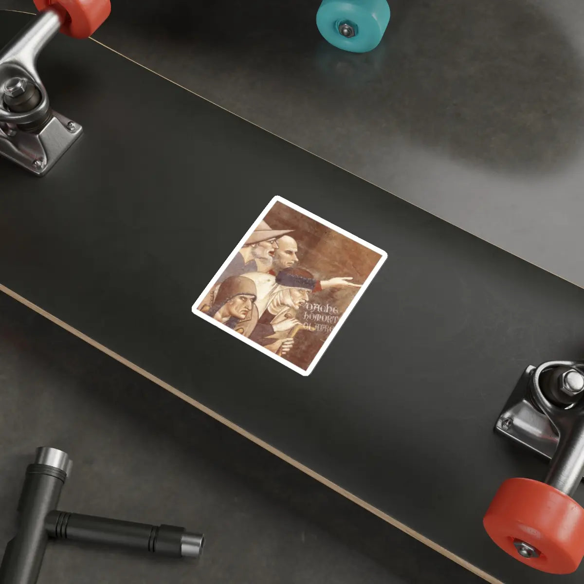 SKU:22629336973680273176 Sticker types:White Shape:Die-Cut Sizes:4" × 4"