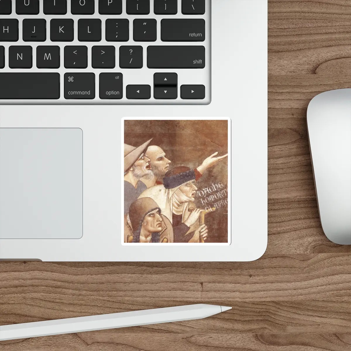 SKU:22629336973680273176 Sticker types:White Shape:Die-Cut Sizes:4" × 4"