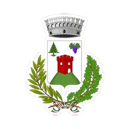 Orco Feglino-Stemma (Italy) (Coat of Arms) STICKER Vinyl Kiss-Cut Decal 3 Inch White - The Sticker Space