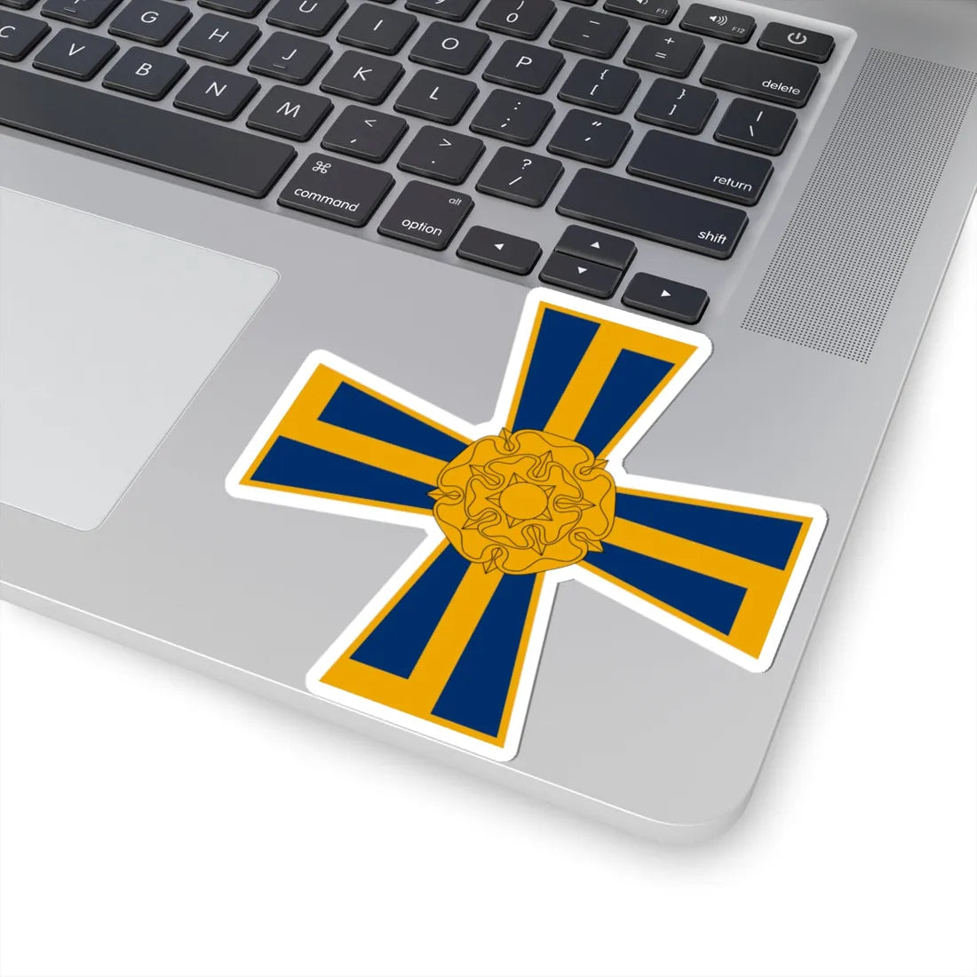 Order of the Cross of Liberty of Finland heraldic (Finland) (Coat of Arms) STICKER Vinyl Kiss-Cut Decal - The Sticker Space