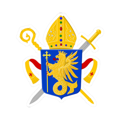 Ordinaat voor de Nederlandse strijdkrachten wapen 2 (Netherlands) (Coat of Arms) STICKER Vinyl Kiss-Cut Decal 2 Inch White - The Sticker Space