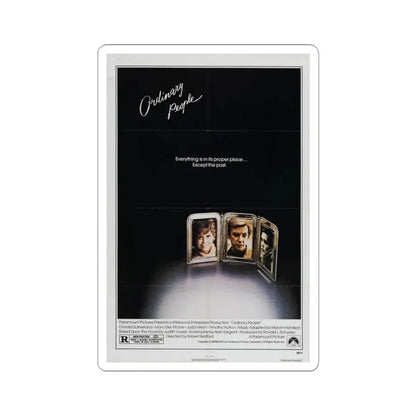 Ordinary People 1980 Movie Poster - STICKER Vinyl Kiss-Cut Decal 3 Inch White - The Sticker Space