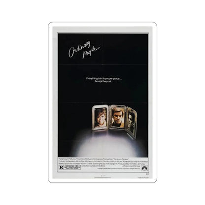 Ordinary People 1980 Movie Poster - STICKER Vinyl Kiss-Cut Decal 4 Inch White - The Sticker Space