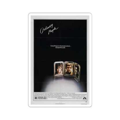 Ordinary People 1980 Movie Poster - STICKER Vinyl Kiss-Cut Decal 6 Inch White - The Sticker Space