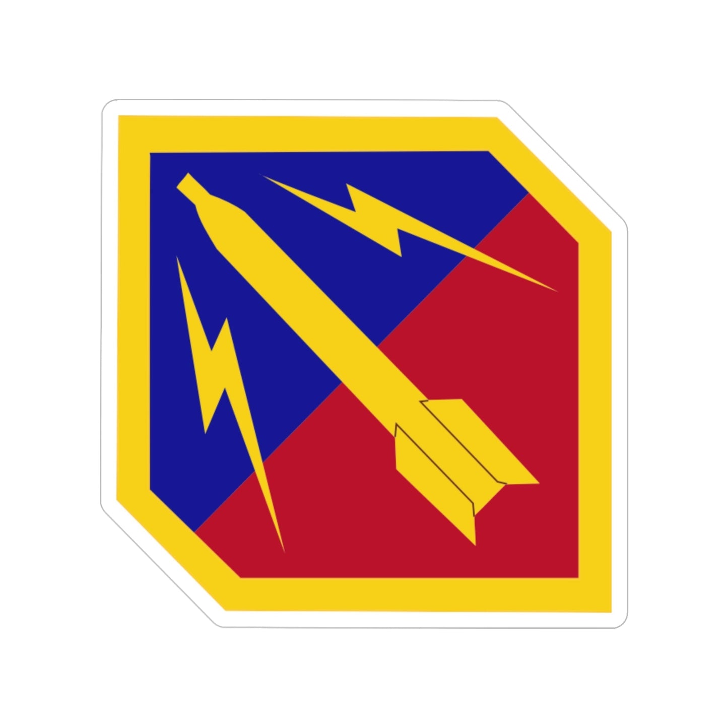 Ordnance Missile Command (U.S. Army) Transparent STICKER Die-Cut Vinyl Decal-4 Inch-The Sticker Space