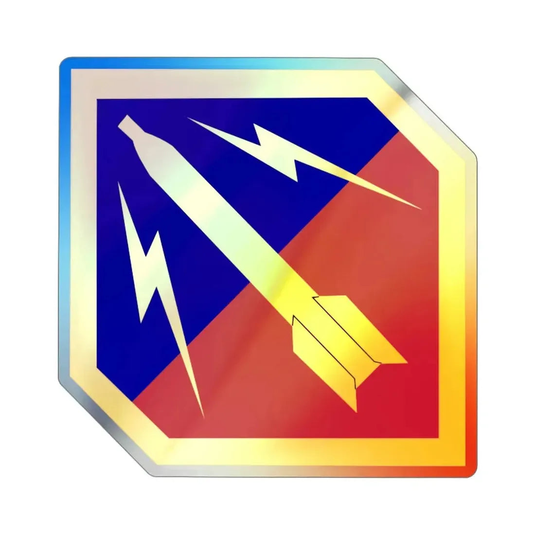 Ordnance Missile Command (U.S. Army) Holographic STICKER Die-Cut Vinyl Decal 6 Inch Holographic - The Sticker Space