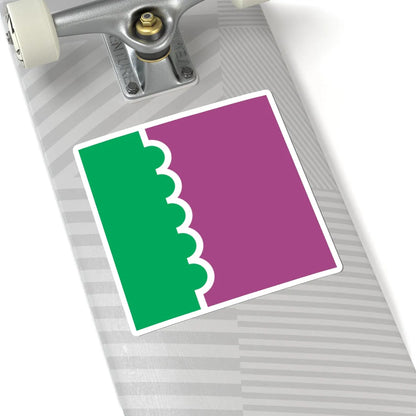 Ordzhonikidze flag (Ukraine) STICKER Vinyl Kiss-Cut Decal - The Sticker Space