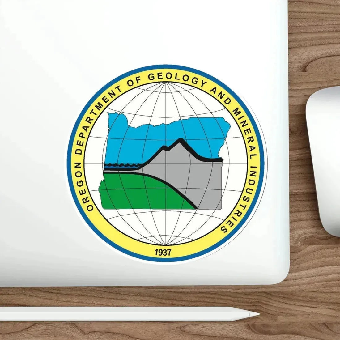 Oregon Department of Geology and Mineral Industries STICKER Vinyl Die-Cut Decal - The Sticker Space