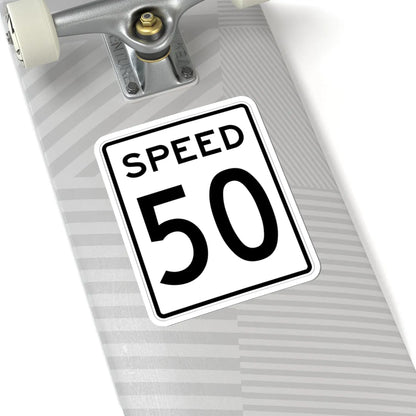 Oregon-speed (Oregon) (Road Sign) STICKER Vinyl Kiss-Cut Decal - The Sticker Space