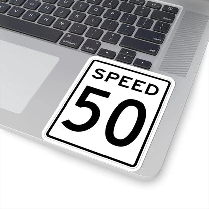 Oregon-speed (Oregon) (Road Sign) STICKER Vinyl Kiss-Cut Decal - The Sticker Space