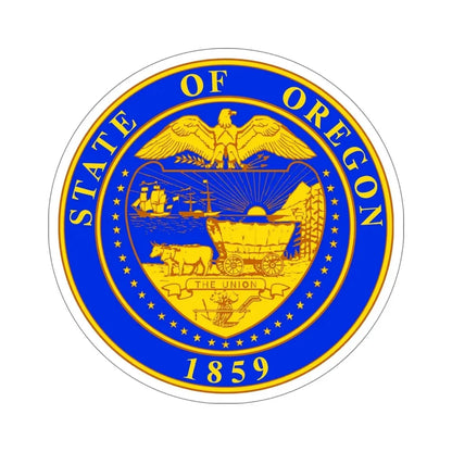 Oregon State Seal v2 STICKER Vinyl Die-Cut Decal - The Sticker Space